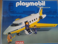 Playmobil 3185 NEU 2001 Linienjet Flugzeug zuFlughafen ungeöffnet OVP BA Vintage