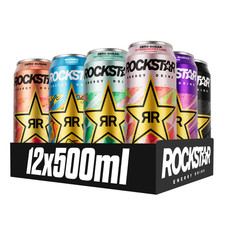 Rockstar Energy Drink Mix – Verschiedene Sorten koffeinhaltig 12 x 500ml