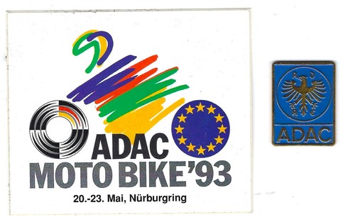 Adac plakette u - plakette, (messing)