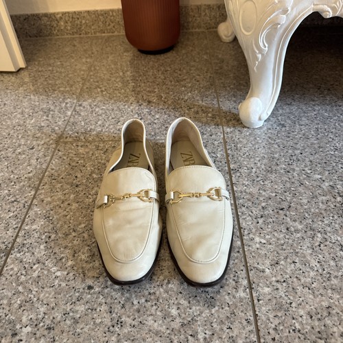 Leder loafer von zara - loafer, größe