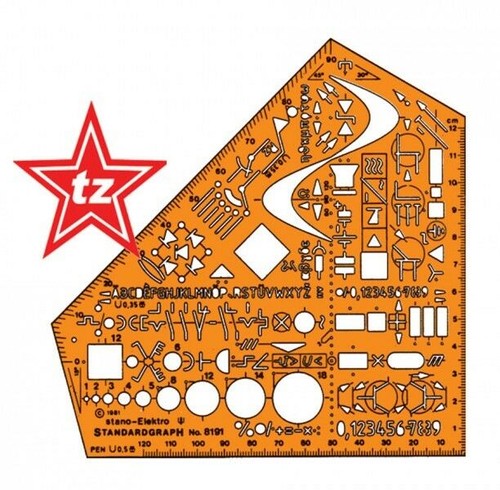 Elektro schablone - elektro,