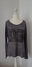Longsleeve von 291 venice ♥ , Hippie/Peace ♥ Gr. 02 (38/40), Fb. Grau, hauchzart