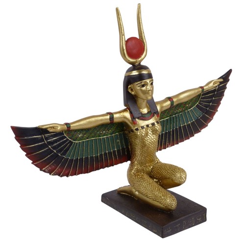 Kniende isis figur - isis,