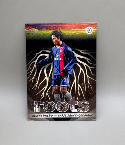Ronaldinho roots insert topps - ronaldinho,