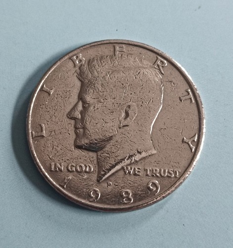 Kennedy half dollar 1989 d - us,