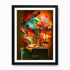 Nähmaschine 1 Kunstdruck