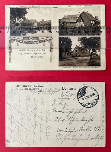 Lychen uckermark 1918 - ak,