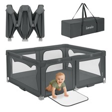 Kinderlaufgitter 150 x 180 x 75 cm Laufgitter Laufstall einfach zusammenklappbar