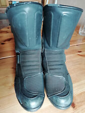 Polo Motorradstiefel Stiefel - Gr. 43 - Schwarz - Guter Getragener Zustand