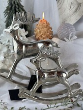 COLMORE SCHAUKELHIRSCH SILBER