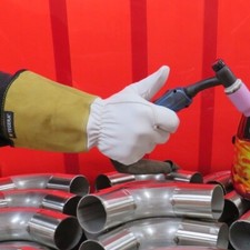 WIG Schweißer Größen 7 - 11 Leder Handschuh Stulpe Tegera Premium Schweißen