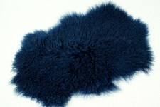 Tibetlammfell Farbe Blau