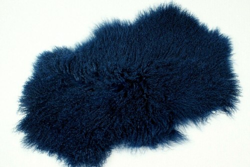Tibetlammfell farbe blau - tibetlammfell,
