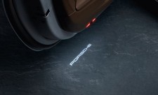 Türprojektoren Einstiegsleuchte 2xPorsche 992 Taycan Cayenne Macan  Porsche Logo