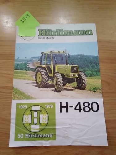 Hurlimann traktor 480 - hurlimann, h