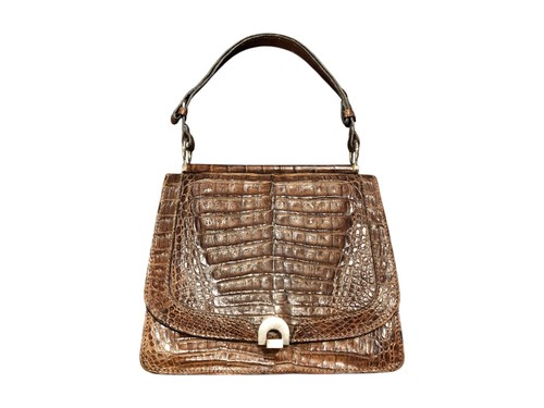 Vintage krokodil handtasche - krokodil,