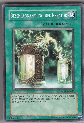 Beschlagnahme der - yu-gi-oh,