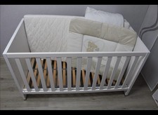 Modell: Babybett Charleen von PAIDI Gr.70 cm x 140 cm.+ Matratze + Bettdecke.