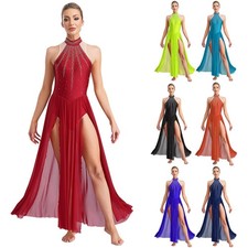DE Damen Lyrisches Tanzkleid