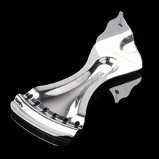 Chrome plated dobro tailpiece - plated,