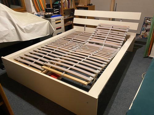 Doppelbett weiss mit - 1,40,