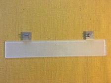 tesa Badablage ohne Bohren - Glas - 60 cm - Glasablage für Badezimmer 