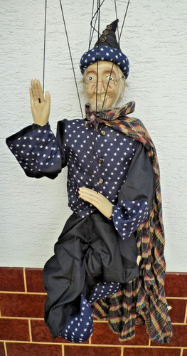 Marionette zauberer höhe 110 - marionette,