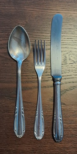 Altes silber kinderbesteck - altes,