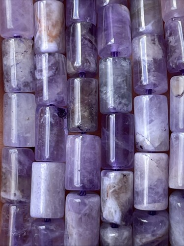Lila amethyst perlen zylinder - perlen,