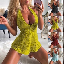 Sexy Damen Spitze Nachtwäsche