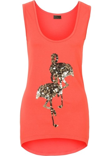 Long top mit pailletten - long-top, 44