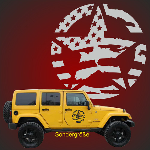 Aufkleber army sterne - 1x, us