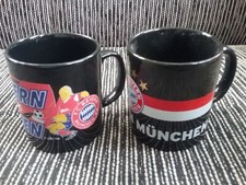 2 x schwarze FC Bayern München Tasse / Kaffeetasse - Böckling / 4Sterne