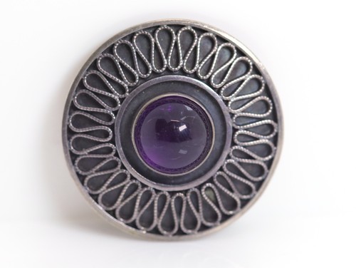 Vintage silber 835er brosche - 835er,