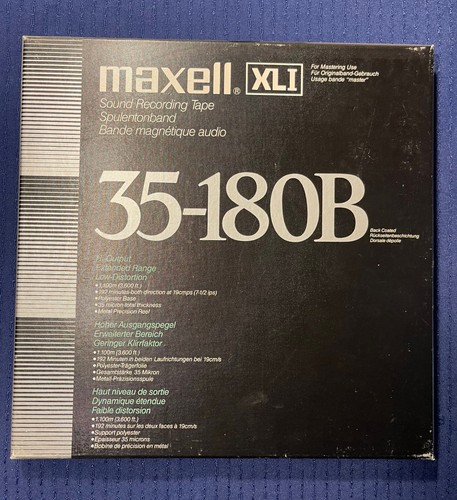 Maxell tonband aluspule mit - maxell,