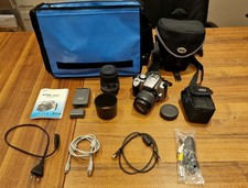 Canon EOS 350D DS12607 Digitalkamera Silber mit Zusatz Objektiv