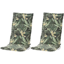 2x Hochlehner Auflagen Sitzkissen Polster für Sessel Gartenstuhl Kissen Einlagen