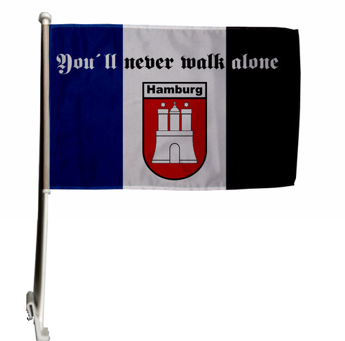 Autoflagge hamburg never - autoflagge,