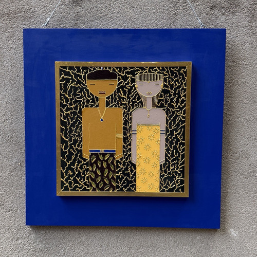 Modernes relief gemälde - 3d,