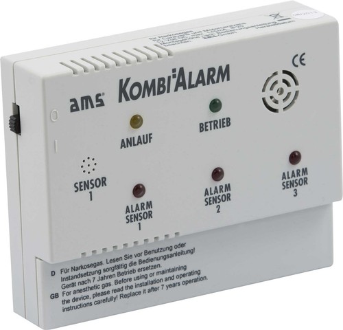 Ams kombialarm narkosegas - ams, +