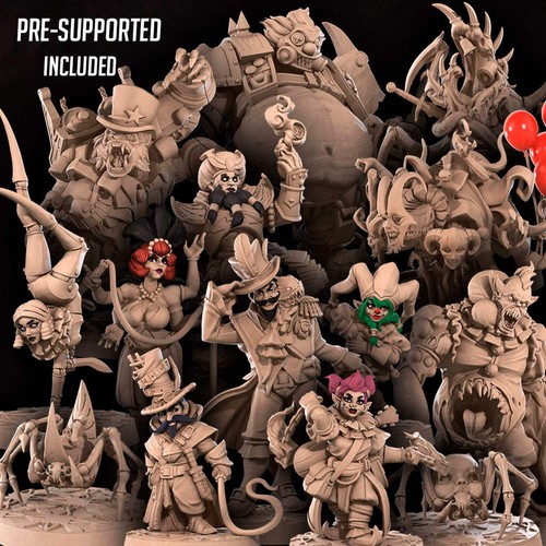 Horror zirkus miniaturen - horror, |