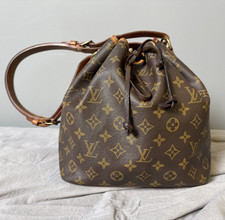 Original Louis Vuitton Petit Noé Monogram Canvas – Vintage Beutel Tasche