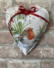 Deko Herz ROTKEHLCHEN