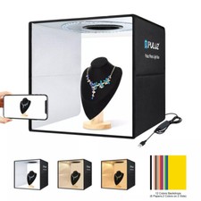 Fotobox Fotostudio Set 40 x 40 x 40cm CRI 144 LED Lichtbox Lichtwürfel