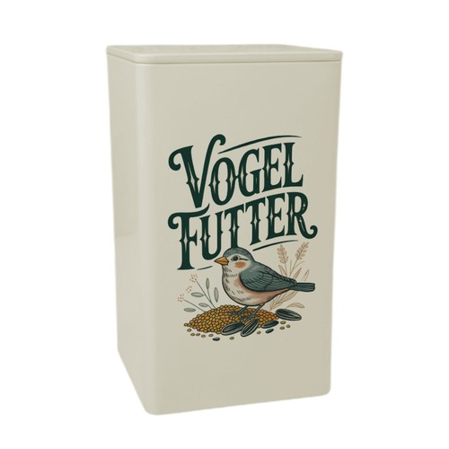 Vogel futter dose 900ml - futter,