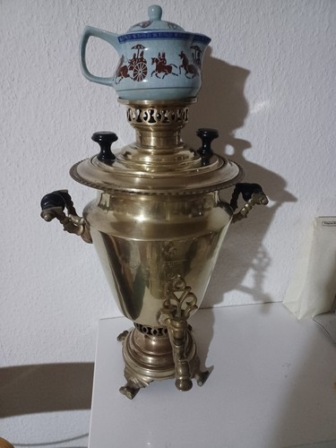 Samowar holzkohle russich - samowar,