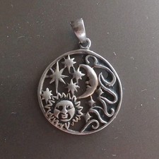 Sterling Silber 925 Sonne