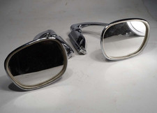 2x alte Oldtimer NSU Prinz Sport Wankel Spider  Chrom Spiegel Rückspiegel