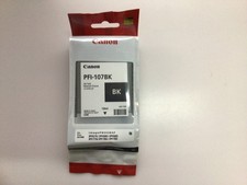 Original Canon Tintenpatrone PFI-107BK schwarz MHD 2022