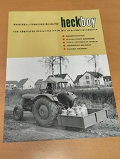 Heckboy Transportbehälter Landwirtschaft Prospekt Traktor M4